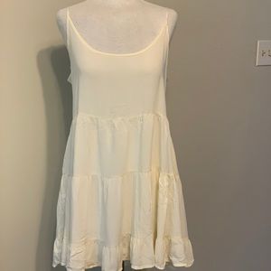 COPY - Flowy Cream Brandy Melville Dress